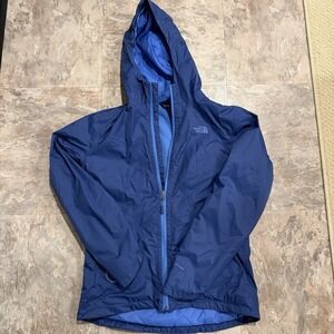 The North Face Jacket Womens S Blue DryVent Full Zip Fleece Waterproof Skiing
